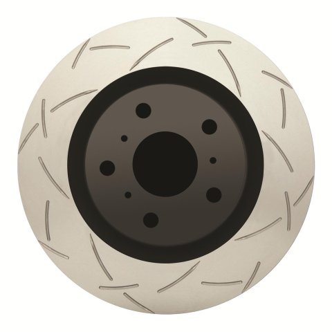 DBA Club Spec 4000 T3 Brake Rotors DBA4648S Disc Rotor, Slotted Design, Series, Uni-Directional, Subaru, Front, Each thumbnail 1