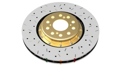 DBA HD Series 5000XS Brake Rotors DBA52314BLKXS Rotor, 5000XS, Vented, Cross-Drilled and Slotted Surface, Iron, Black Painted, Infiniti, for Nissan, Front, Each thumbnail 9