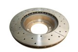 DBA Street Series X-Gold Disc Brake Rotors DBA792X Cross Drilled/Slotted Rotor thumbnail 3