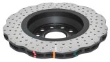 Disc Brakes Australia USA LLC Brake Rotors DBA42809WXD 4000 XD Crossdrilled and Dimpled WAVE KP [ VW Golf R32 /Jetta/Tiguan & Skoda 03-> R ] thumbnail 3
