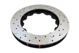 Disc Brakes Australia USA LLC Brake Rotors DBA52024.1XS 5000 Rotor Crossdrill/Slot - With Replacement NAS Nuts KP [ HSV 05-06 AP 6 piston caliper F ] Use DBA52018 for 4 piston caliper thumbnail 1