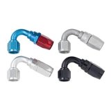 Fragola Performance Systems Series 3000 Race Hose Ends 112012-CL Fitting, End, Reusable, 120 Degree, -12 AN to Female -12 AN, Aluminum, Clear Anodized, Each thumbnail 1