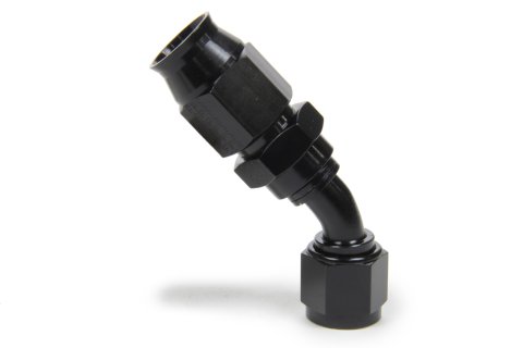 Fragola Performance Systems Race-Rite Reusable PTFE Hose Ends 2504508 Ends, Race-Rite, PTFE, -8 AN, Swivel, 45 Degree, Female Threads, Aluminum, Black Anodized, Each thumbnail 5