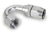 Fragola Performance Systems Series 3000 Race Hose Ends 115012-CL Fitting, End, Reusable, 150 Degree, -12 AN to Female -12 AN, Aluminum, Clear Anodized, Each thumbnail 2
