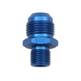 Fragola Performance Systems AN to Metric Adapter Fittings 461016 Fitting, Adapter, Threads, Straight, Aluminum, Blue Anodized, -10 AN, M16 x 1.5, Each thumbnail 3