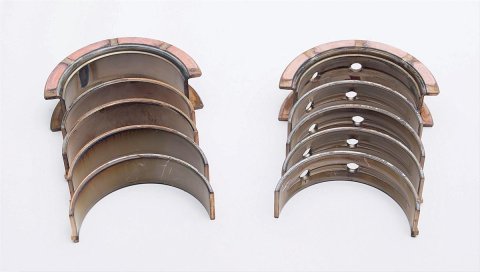 Clevite P-Series Main Bearings MS-2199P Bearings, P-Series, 1/2 Groove, Standard Size, Tri-Metal, Chevy, LS, of 5 thumbnail 2