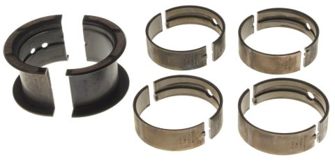 Clevite H-Series Main Bearings MS-429H-10 Bearings, H Series, 1/2 Groove, .010 in. Crankshaft Undersize, Tri Metal, Chevy, 265, 283, 302, 327, Set of 5