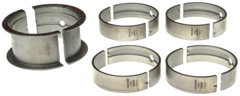 Clevite P-Series Main Bearings MS-1038P-10 Bearings, P Series, 1/2 Groove, .010 in. Crankshaft Undersize, Tri Metal, Chevy, 400 Small Block, Set of 5