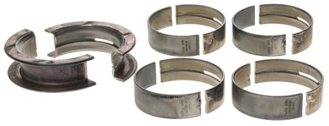 Clevite H-Series Main Bearings MS-1010H Bearings, H Series, 1/2 Groove, Standard Size, Tri Metal, Ford, 351C, Set of 5 thumbnail 2
