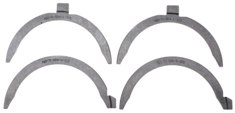 Clevite Thrust Washer Bearings TW-597S Washers, Infiniti, 4.1L, 4.5L, Set of 4