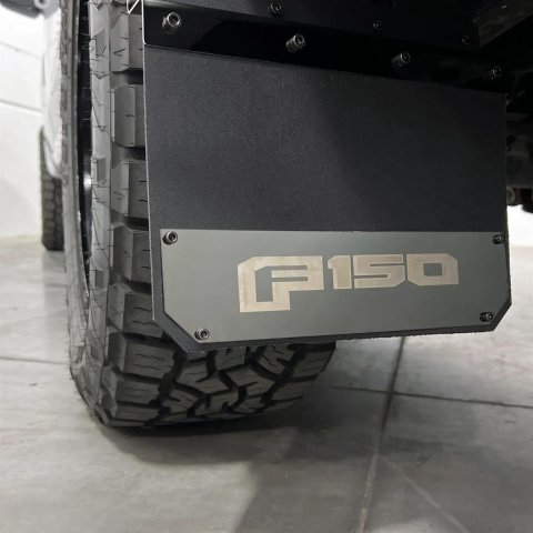 Putco - Mud Flaps for 2015-2025 F-150 78510FD Skins Solid Ford Licensed, Ford (Fits Front) Set of 2 thumbnail 2