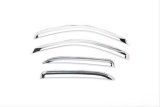 Putco Element Chrome Window Visors 480154 Side Visors, Element, Adhesive, ABS Plastic, Chrome, Ford, Pair thumbnail 2
