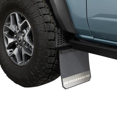 Putco - Mud Flaps for 2021-2025 BRONCO 78280FD Skins Hex Ford Licensed, Ford Bronco (Fits Front) Set of 2 thumbnail 1