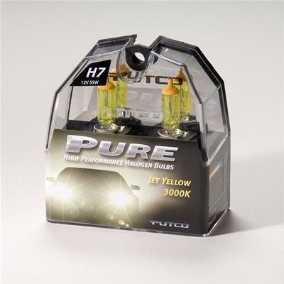 Putco Pure Halogen Bulbs 230007JY Light Bulbs, Halogen, Jet Yellow, 3000K, H7, Pair thumbnail 2