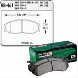 Hawk Performance LTS Brake Pads HB461Y.646 Pads, Ferro-Carbon, LTS, Front, for Hyundai and Kia, XG300, XG350, Santa Fe, Sedona, Sorento, Set thumbnail 1