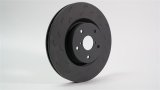 Hawk Performance Talon Brake Rotors HTS5078 Rotor, Talon, Solid, Slotted Surface, Iron, Gray Geomet Coated, Hyundai, Rear, Pair thumbnail 1