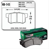 Hawk Performance LTS Brake Pads HB145Y.570 Pads, Ferro-Carbon, LTS, Rear, for use on Acura®, Honda®, Isuzu, Passenger Car, Van, Set thumbnail 1