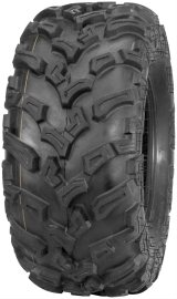 Quadboss QBT447 Utility Tires 27x11-12 Tire, Utility, 27x11-12, Bias-Ply, Blackwall, Rear, Each thumbnail 1