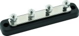 Quadboss Bus Bars 568102 Electrical Junction Blocks, Bars, 4-wire Connector, Plastic, Black, Terminals, Each thumbnail 2