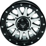 Quadboss Wheels 608554 QuadBoss Wagon 14X7 4+3 4/156 Black Machined thumbnail 3