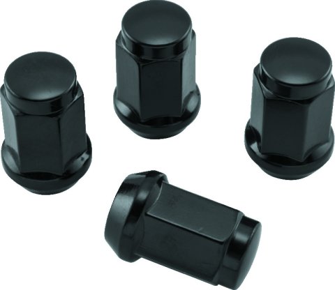 Quadboss Lug Nuts 608932 Nuts, 12mm x 1.50 RH, Steel, Black, Set of 4 thumbnail 2