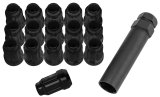 Quadboss Spline Lug Nuts 608817 Nut SPLINE LUG NUTS 12X1.25 BLACK BLK thumbnail 1
