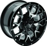 Quadboss Wheels 608574 QuadBoss Barbwire 14X7 - 4+3 - 4/156 - Machined thumbnail 5