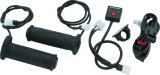 Quadboss ATV Heated Grips 101921 Grips, Heated, Rubber, Black, 120mm Length, Thumb Throttle Compatible, 7/8 in. Bar Diameter, Pair thumbnail 2