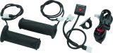 Quadboss ATV Heated Grips 101921 Grips, Heated, Rubber, Black, 120mm Length, Thumb Throttle Compatible, 7/8 in. Bar Diameter, Pair thumbnail 3