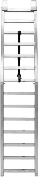 Quadboss UTV Folding Arched Ramps 560328 Ramp, Arched, Folding, Trailer Ramp Type, 1,200 lbs. Capacity, Aluminum, 18 in. Width, 88 in. Length, Each thumbnail 1