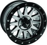 Quadboss Wheels 608556 QuadBoss Wagon 14X7 - 5+2 - 4/110 - Black Machined thumbnail 8