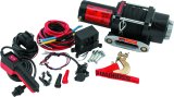 2,500 lbs. Quadboss Winch 608701 Winch, Electric, Pull Rating, Roller Fairlead, 39 ft. Synthetic Rope Length, Handlebar Remote, Kit thumbnail 2