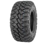 Quadboss QBT846 Utility Tires 25x10-12 Utility, 25.00 x 10.00-12, Radial, Blackwall, Tread Ply 8, ATV/UTV, Powersports, Each thumbnail 1