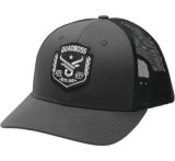 Quadboss Hats 155330 Barbwire Hat Grey Snap thumbnail 1