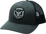 Quadboss Hats 155330 Barbwire Hat Grey Snap thumbnail 2