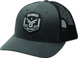 Quadboss Hats 155330 Barbwire Hat Grey Snap thumbnail 3