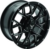 Quadboss Wheels 608580 QuadBoss Barbwire 15X7 - 4+3 - 4/156 - Milled thumbnail 3
