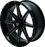 Quadboss Wheels 608580 QuadBoss Barbwire 15X7 - 4+3 - 4/156 - Milled thumbnail 4