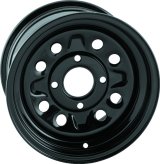 Quadboss Steely Gloss Black Wheels 12x7 Rims, Qb Whl 12X7 5+2 4/110 thumbnail 2