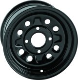 Quadboss Steely Gloss Black Wheels 12x7 Rims, Qb Whl 12X7 5+2 4/110 thumbnail 3