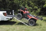Quadboss ATV Bi-Fold Ramps 560050 Ramp, Bi-Fold, Loading Ramp Type, 1,500 lbs. Capacity, Fold Up, Aluminum, 44 in. Width, 71 in. Length, Each thumbnail 1