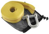 Quadboss Tow Straps and Ropes 156156 Strap HEAVY DUTY TOW STRAP 20' QB YEL thumbnail 1