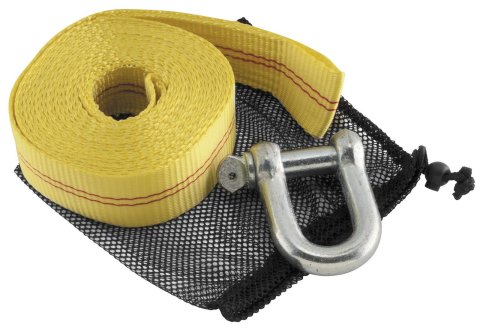 Quadboss Tow Straps and Ropes 156156 Strap HEAVY DUTY TOW STRAP 20' QB YEL