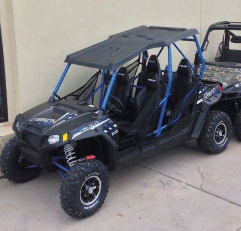 Quadboss UTV Roofs 326711 Hard Top, Roof, Cab Top Style, Polyethylene, Black, Polaris, Each thumbnail 3