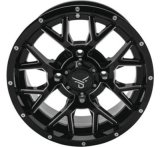 Quadboss Wheels 608573 QuadBoss Barbwire 14X7 - 5+2 - 4/110 - Milled thumbnail 1