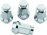Quadboss Lug Nuts 608929 Nuts, 3/8-24 in. RH, Steel, Chrome, Set of 4 thumbnail 3