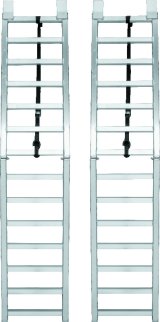 Quadboss UTV Folding Arched Ramps 570088 Ramps, Arched, Folding, Loading Ramp Type, 2,400 lbs. Capacity, Aluminum, 18 in. Width, 88 in. Length, Pair thumbnail 2