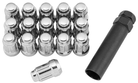 Quadboss Spline Lug Nuts 608816 Nut SPLINE LUG NUTS 12X1.25 SILVR POL thumbnail 1