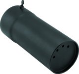 Quadboss Slip-On Steel 4.13 Inch Muffler 157168 Muffler, Hunting End Cap, Steel, Black, 4.125 in. Inlet, 7.125 in. Length, Each thumbnail 2