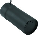 Quadboss Slip-On Steel 4.13 Inch Muffler 157168 Muffler, Hunting End Cap, Steel, Black, 4.125 in. Inlet, 7.125 in. Length, Each thumbnail 3